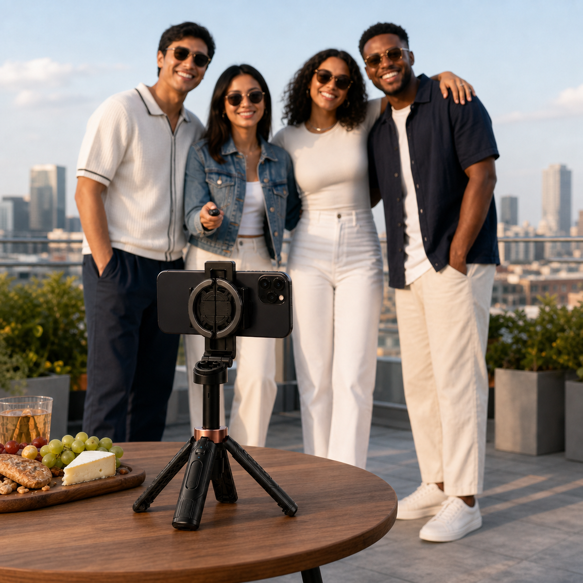 Liveniq removable Bluetooth camera remote
