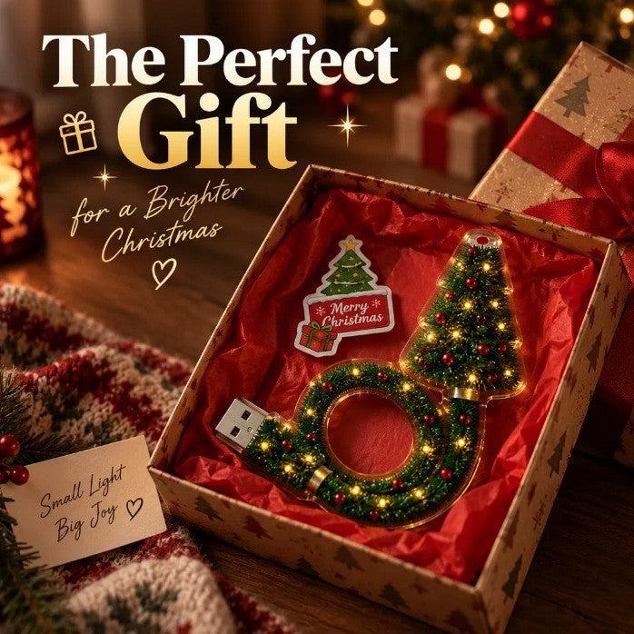 Liveniq Christmas Tree Projector Light – 6 Festive Lenses