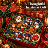 Ready-made Christmas ornaments presented as a thoughtful festive gift